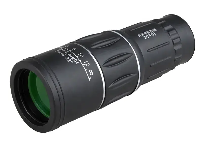 Monocular Telescope 16X52 green film long-range night vision scope lens for hunting, Waterproof telephoto lens for smart phones