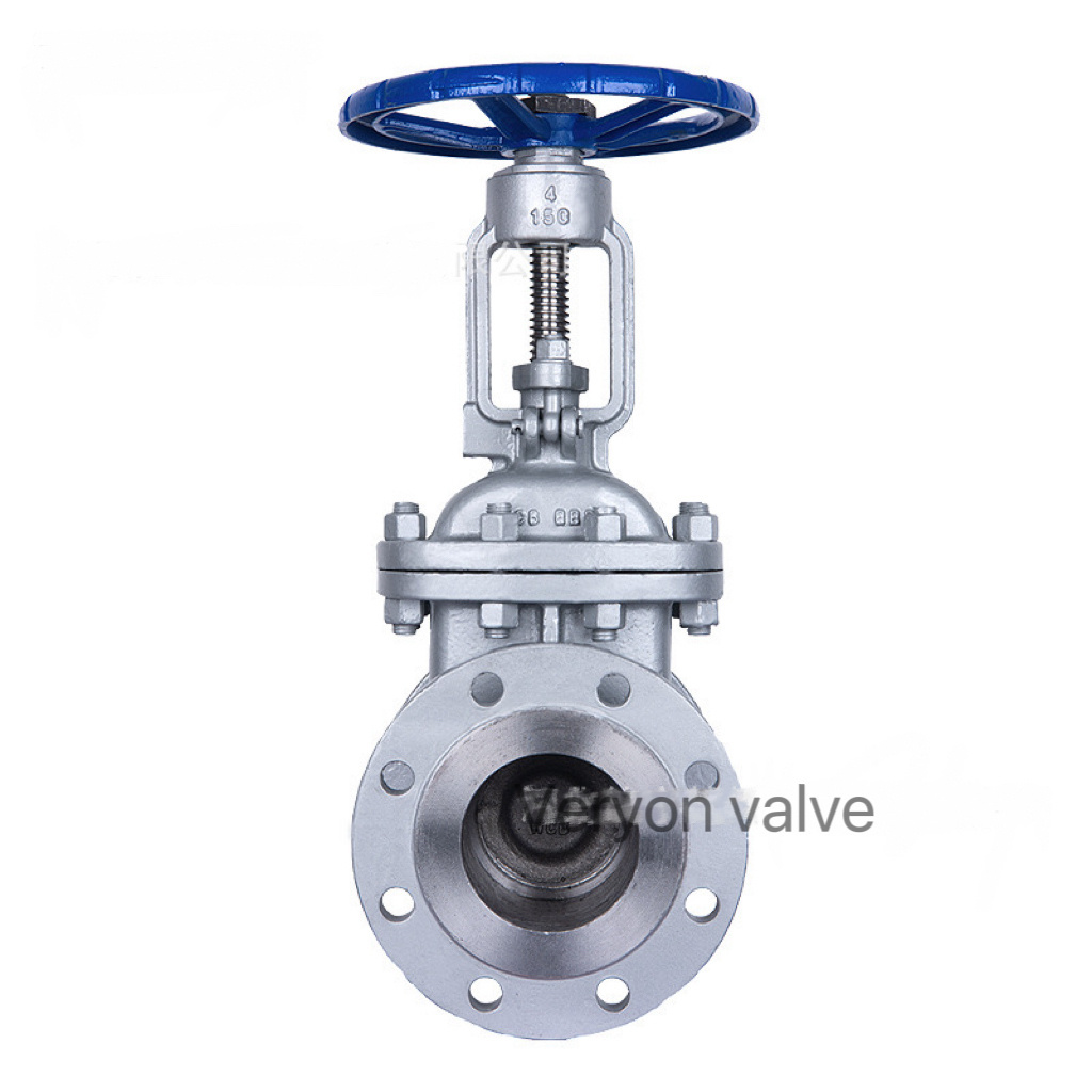 Flanged stainless steel gate valve manual electric gate 304316 rising stem heavy-duty American standard valve