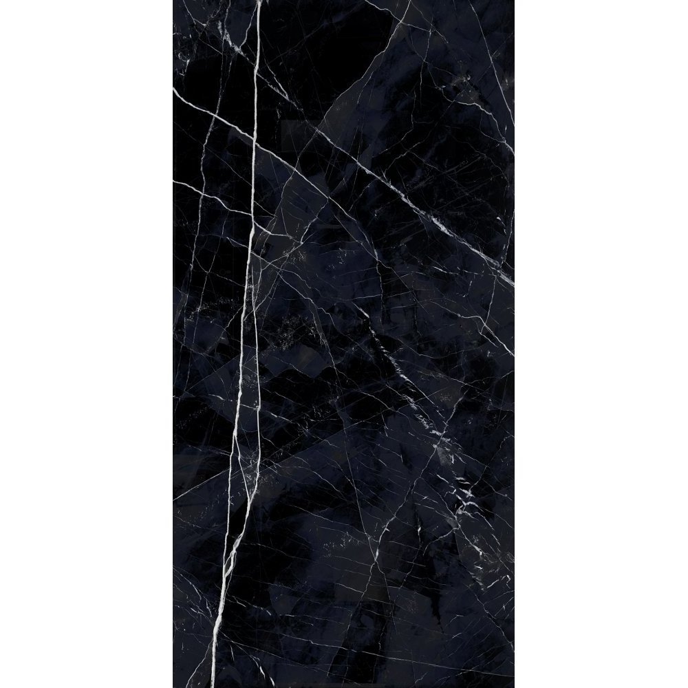 Large Slabs tiles gres Marble Nero Marquina effect in full body natural LUX  finish surface  100% Made in Italy for retail