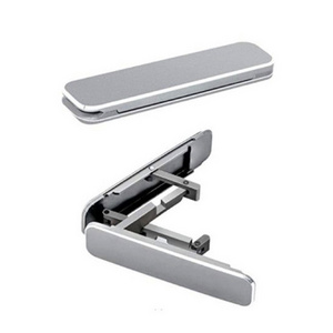 Mini Metal Kickstand Folding Phone Holder Aluminum Alloy Phone Holder Invisible Foldable Mobile Phone Stand Holder