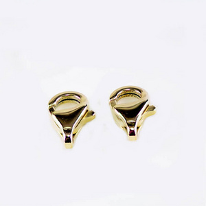 VFOOK jewelry clasp gold plated Brass Pear Shape clasps for jewelry making