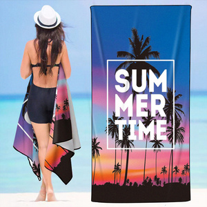 wholesale eco friendly microfiber lounge chair cover beach towel