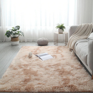 Floor Shaggy Rug Carpet Wholesale China Big Size Soft Plain Home Furniture BOHO Plush Rectangle Bedroom Carpet Machine MADE