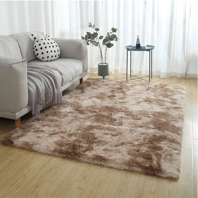 Floor Shaggy Rug Carpet Wholesale China Big Size Soft Plain Home Furniture BOHO Plush Rectangle Bedroom Carpet Machine MADE