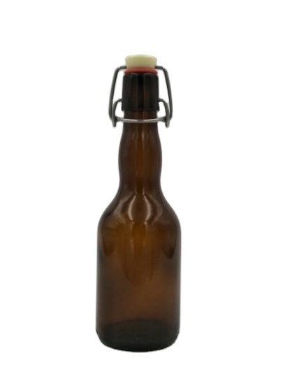 Wholesale 330ml 500ml 750ml 1Liter 1000ml swing top cheap empty amber clear glass beer bottle