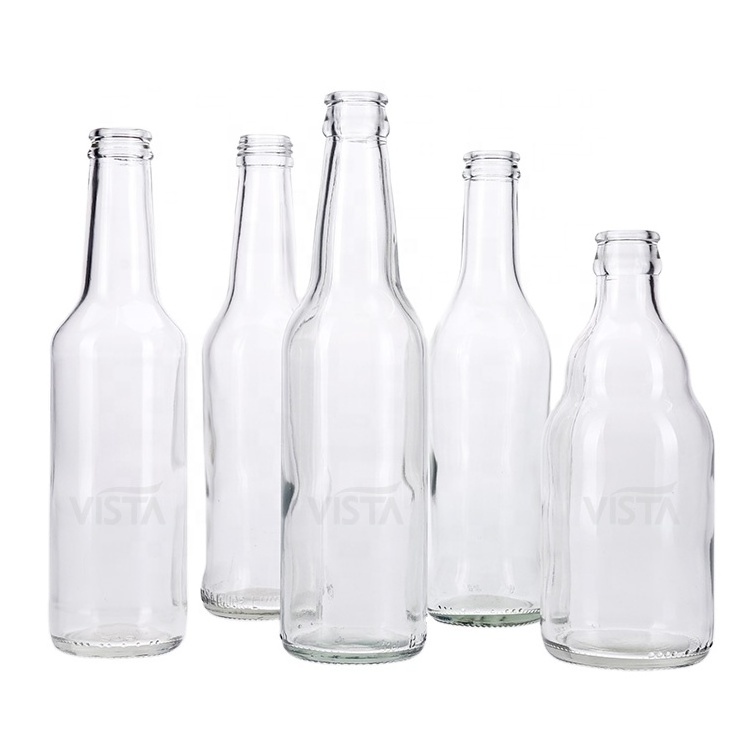 Empty glass soda bottles glass juice bottle