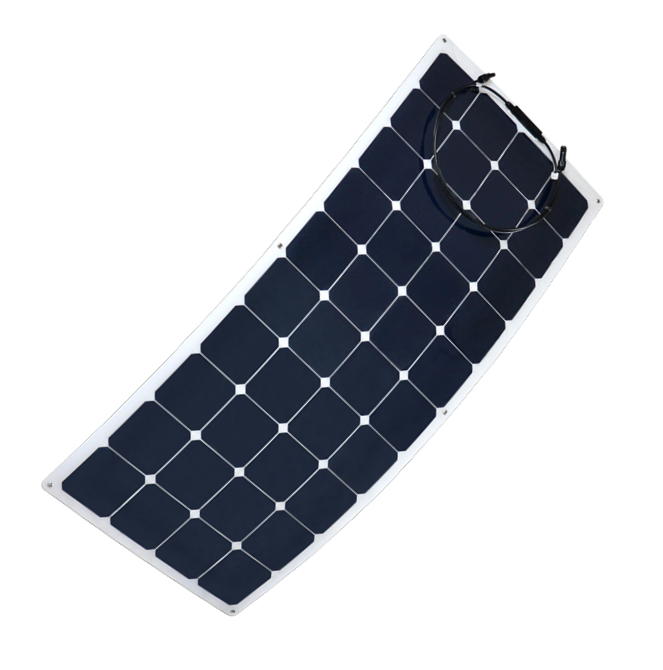 Walkable 50 watt semi flexible solar panel 50w flexi solar panels