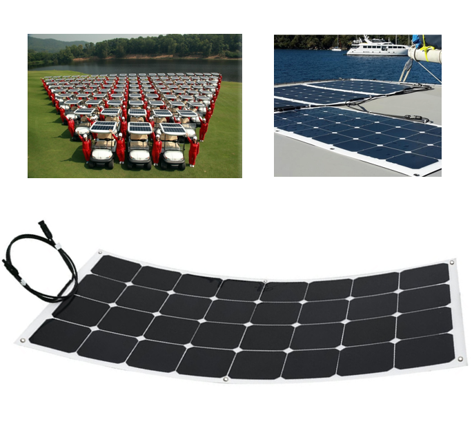 High efficiency china 36v 48v 200watt 200 watt marine etfe semi solar panel flexible 200w