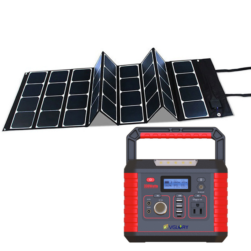 Pane 1kw Easy Install Inverter Generator Portable Power Home Lighting System Energy Solar Camp Kit