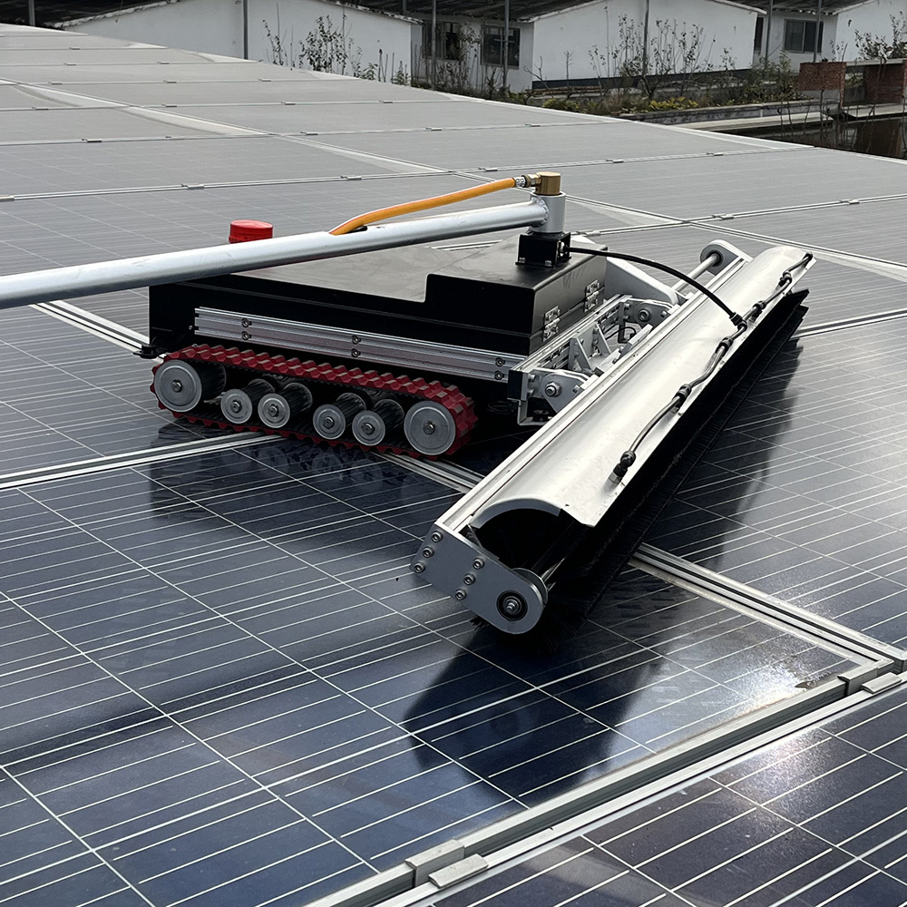 Automatic Photovoltaic PV Cleaning Equipment Machine Remote Control Solar Panel Cleaning Robot