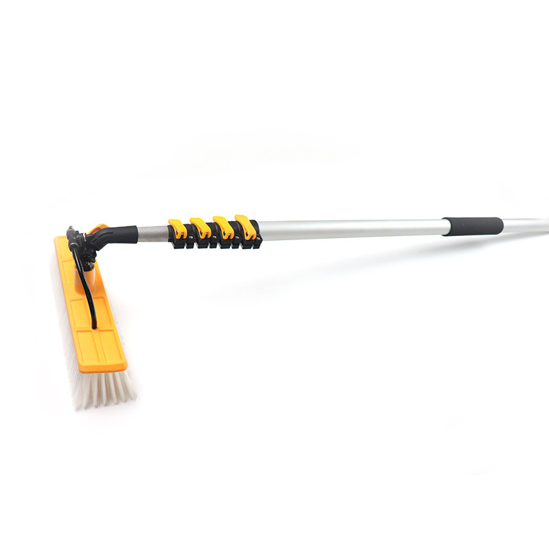 Telescopic Pole Solar Panel Wash Brush Solar Panel Cleaning Brush Machine