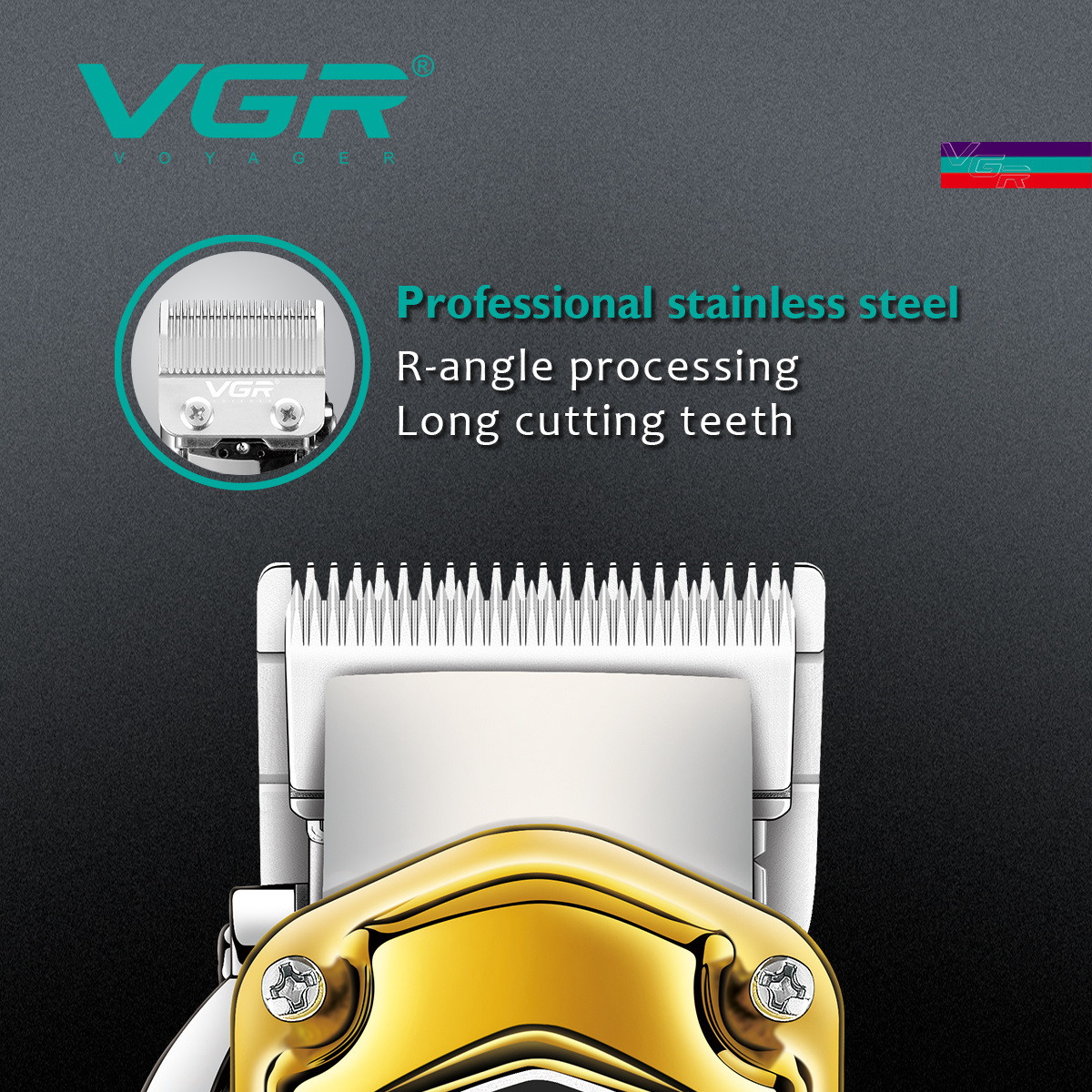 VGR V-693 Barber Hair Clippers Electric Hair Trimmer Professional Rechargeable Cordless Hair Clipper for Men