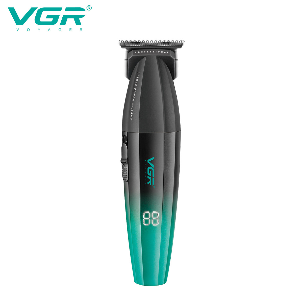 VGR V-906  Maquina De Cortar Cabello Metal Housing DLC Blade Barber Cordless Professional Hair Trimmer for Men