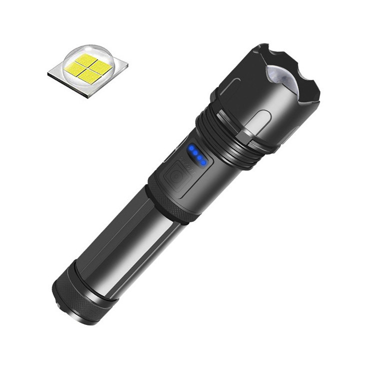 XHP 50 high power water resistant 18650/AAA battery LED flashlight