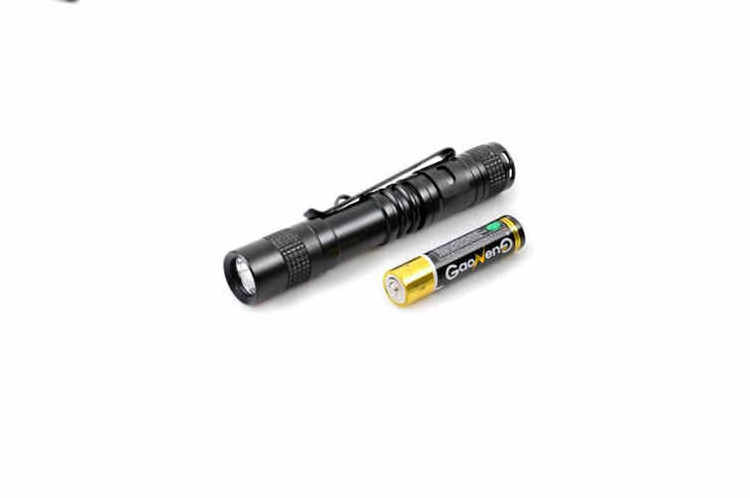 Aluminum alloy 100 lumen AAA dry battery mini small led flashlight