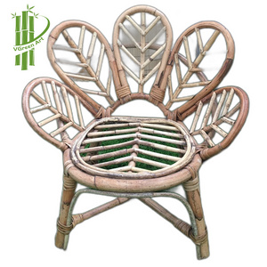 Flower Rattan Chair For Kids Or Flower Pot Holder - Multifunctional Rattan Chair - Digital Backdrop For Studio