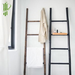 BATHROOM PRODUCTS bamboo ladder towel shelf rack bathroom rack simple ladders long straight 40x150cm, 50x180cm