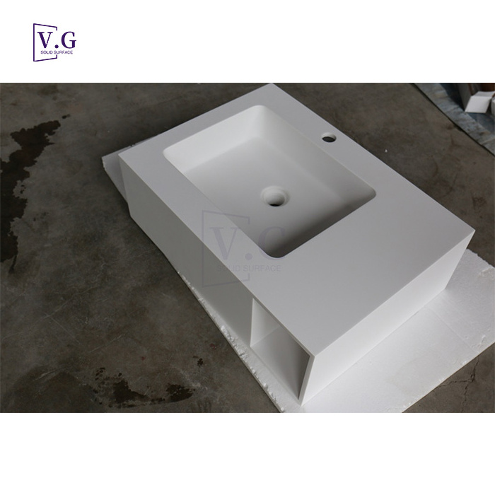 custom made solid surface children hand wash basin sink durable medical hand wash sink