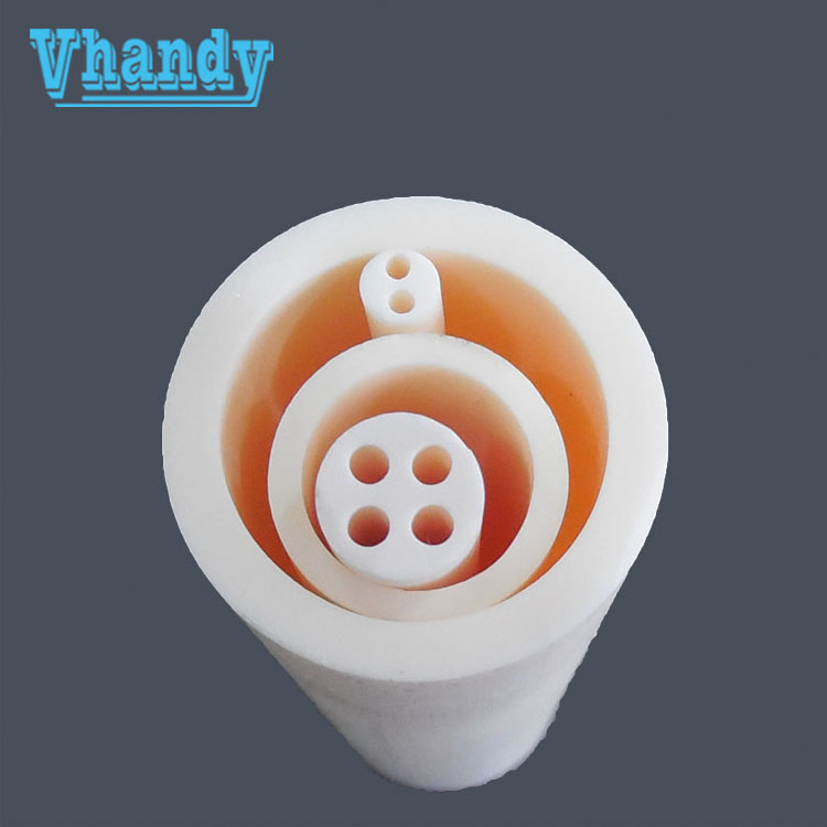 Customized High-Purity Alumina Ceramic Tube Thermocouple Ceramic Protection Insulating Tube