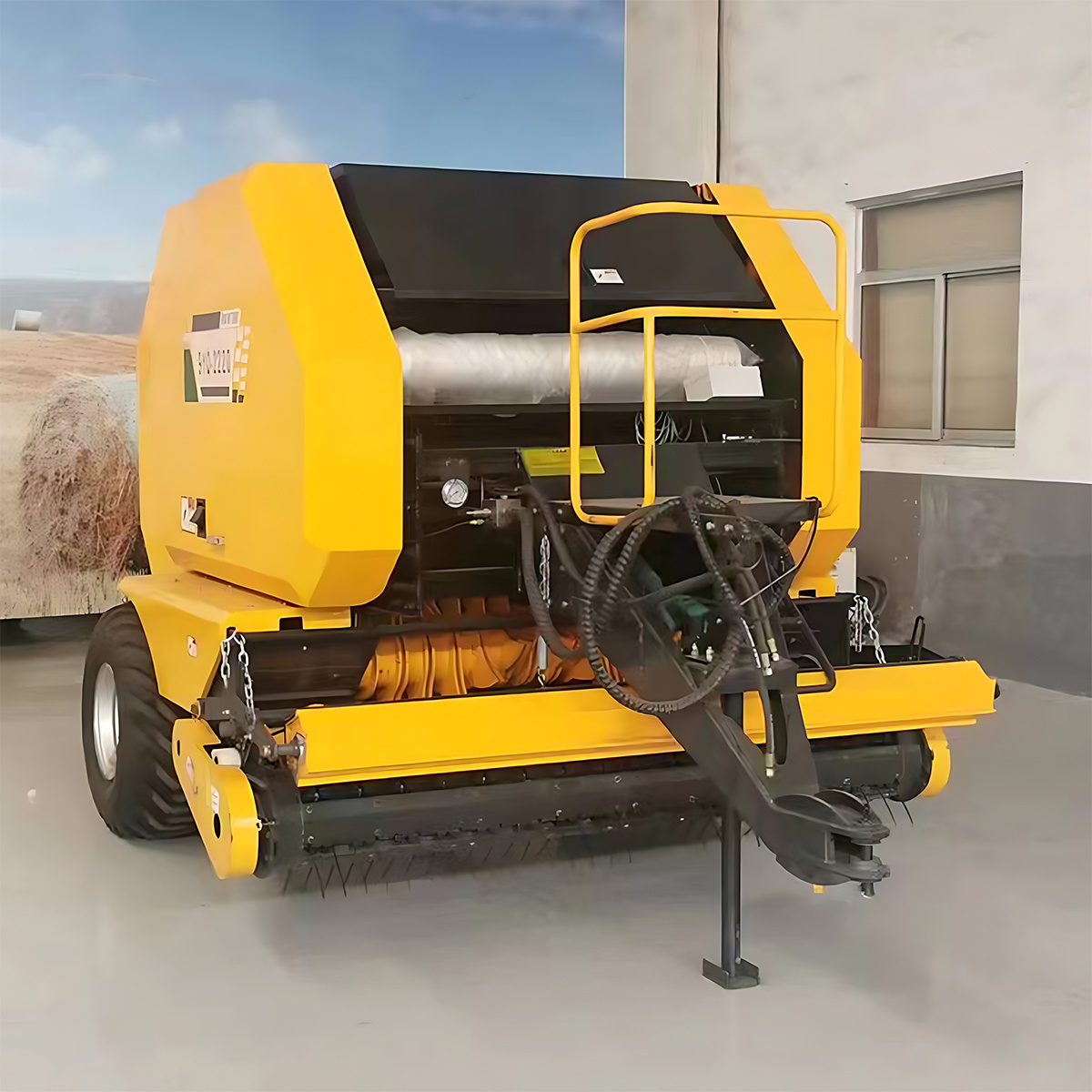 Mini Hay Baler Factory Direct Round Tractor Automated Crop Straw Baler for Sale