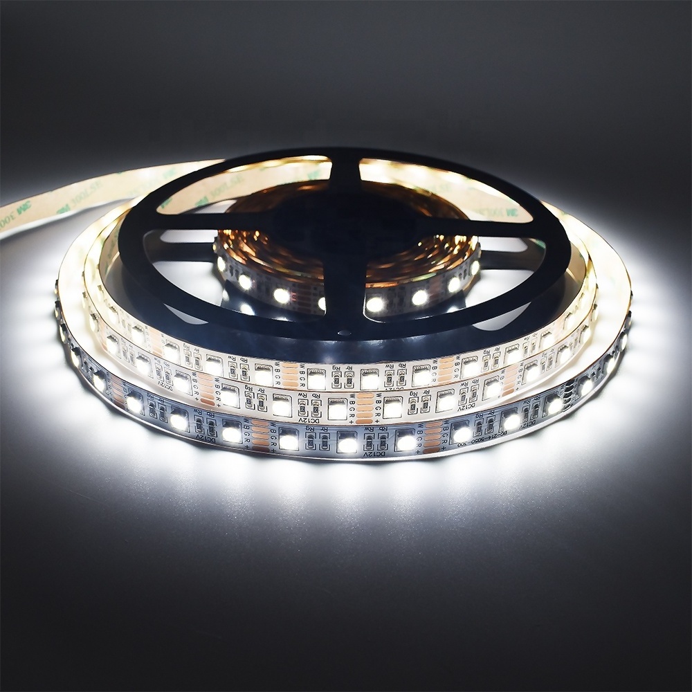 SMD 5050 24V rgbw led strip 4 In 1 CRI 80 90 95 warm white led strip light 5m DC 12V waterproof flexible led light strip