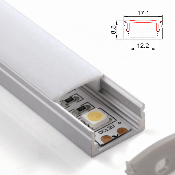 Aluminum hard led strip light bar SMD2835 led bar light rig-id strip 2835 dotless led linear light for cabinet jewelry office