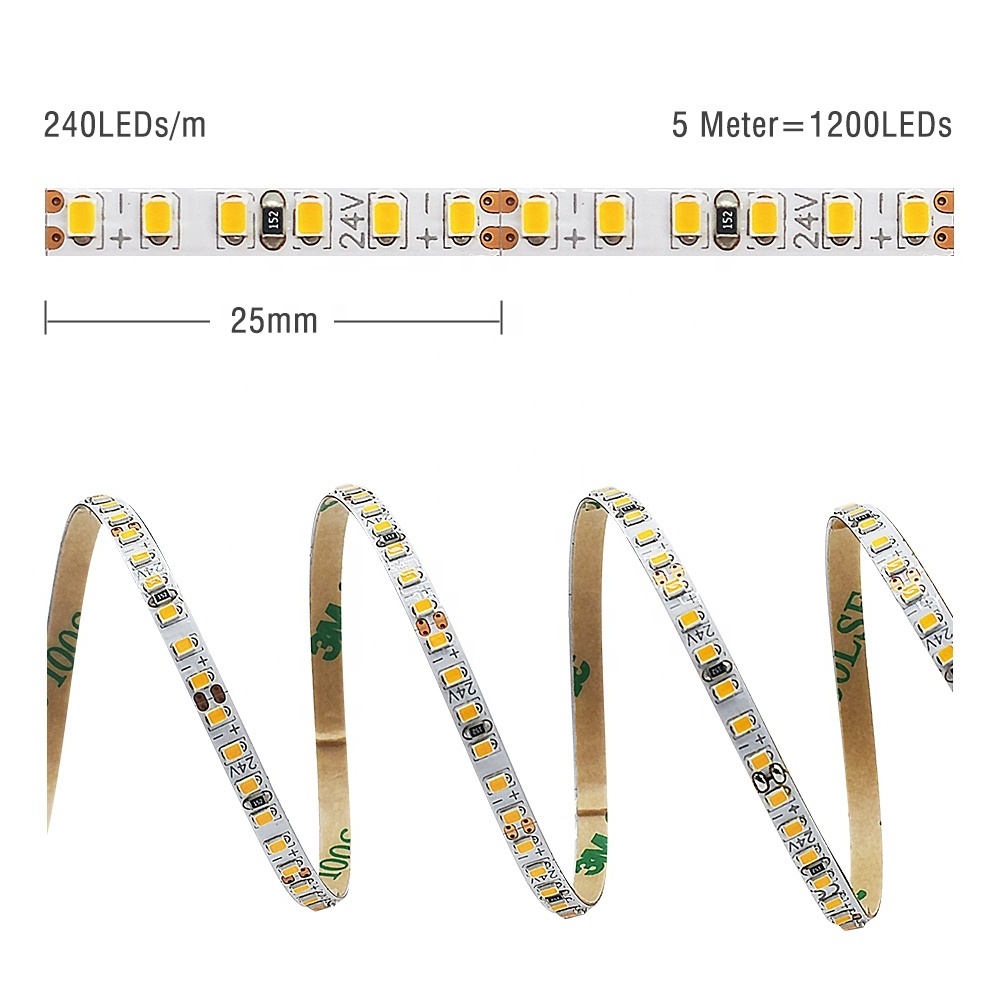 smd 2216 2110 ultra thin 3mm 4mm 5mm super narrow 3528 12v led strip light 24v 3SDCM CRI90 600 led light strip ip65