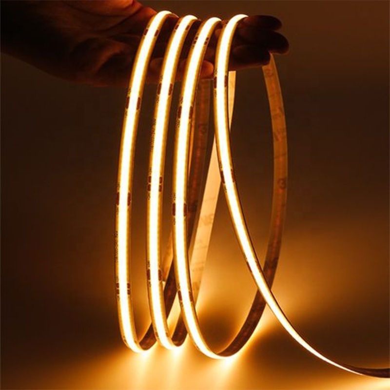 COB Led Strip Light High Density FOB LED Strip Lights DC12V 24V 10W 320/480/768leds/m Waterproof COB LED Strip Lights