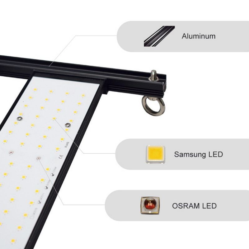 480W 600W 960W Plant Grow Light Bar IP65 LM301B 301H Waterproof With PC Cover Full Spectrum 1280pcs LED Grow Light LED