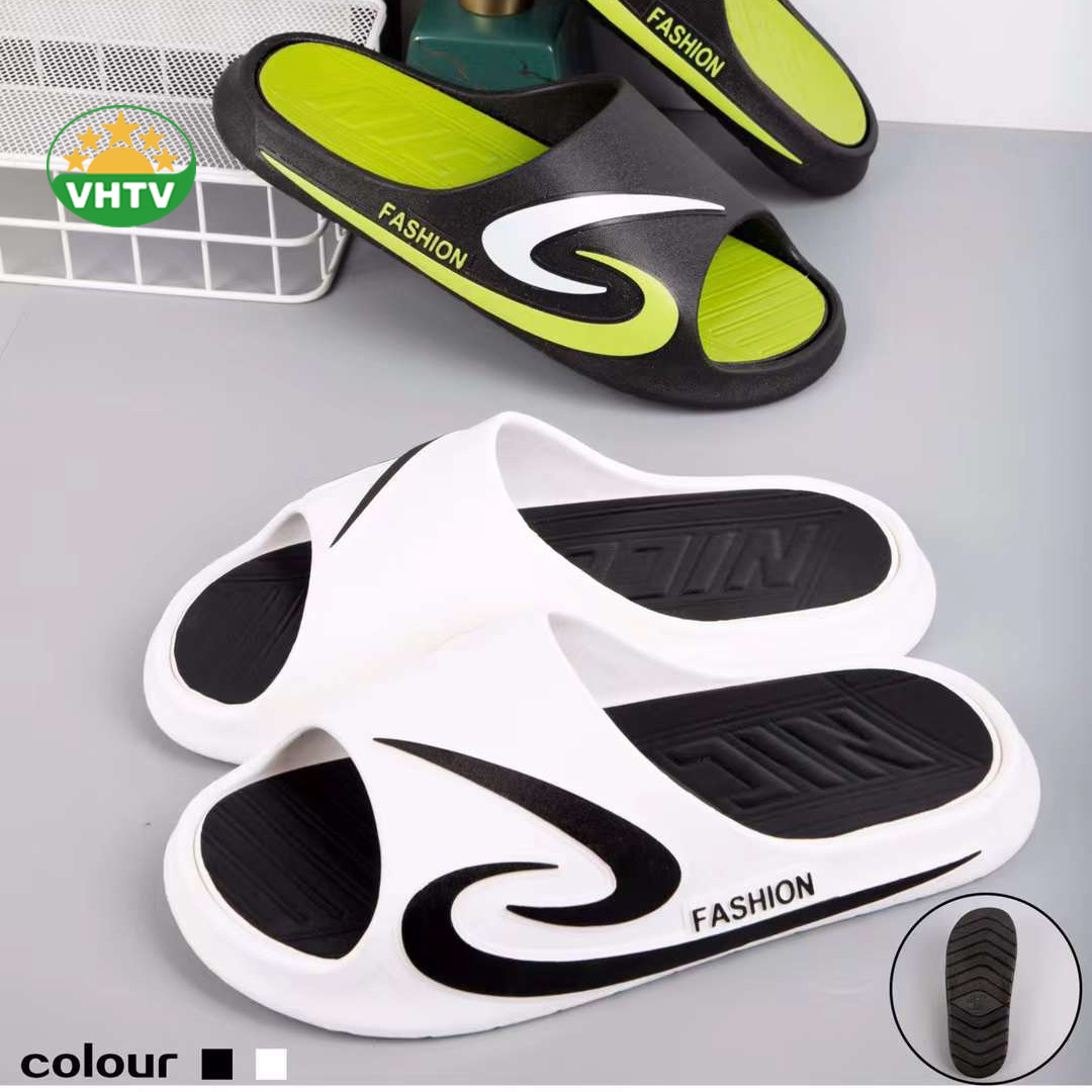 Men's Essential Slide Slippers Anti-Slip and Thick PVC Upper Slipper Platform for Beach and Indoor Use for Summer Winter Slipper