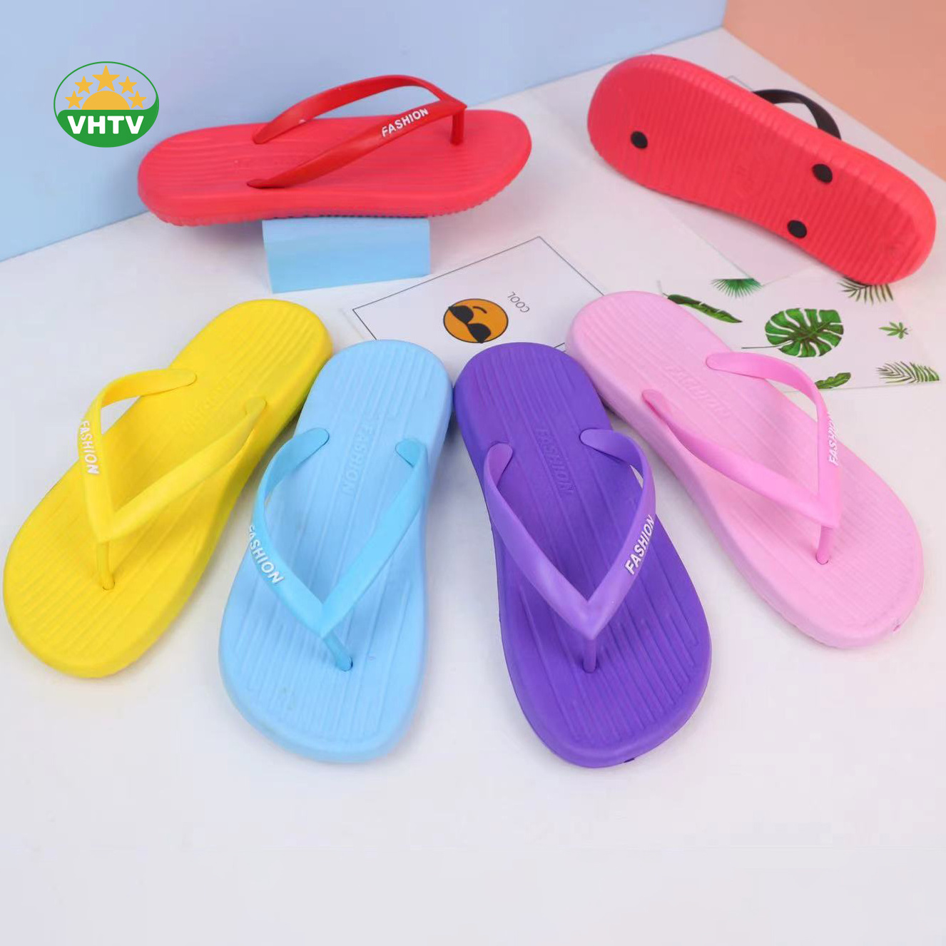 Personalized Sublimation Women Summer Beach light-weight sole Flip-flops Shoes EVA Custom Slippers Flip Flops