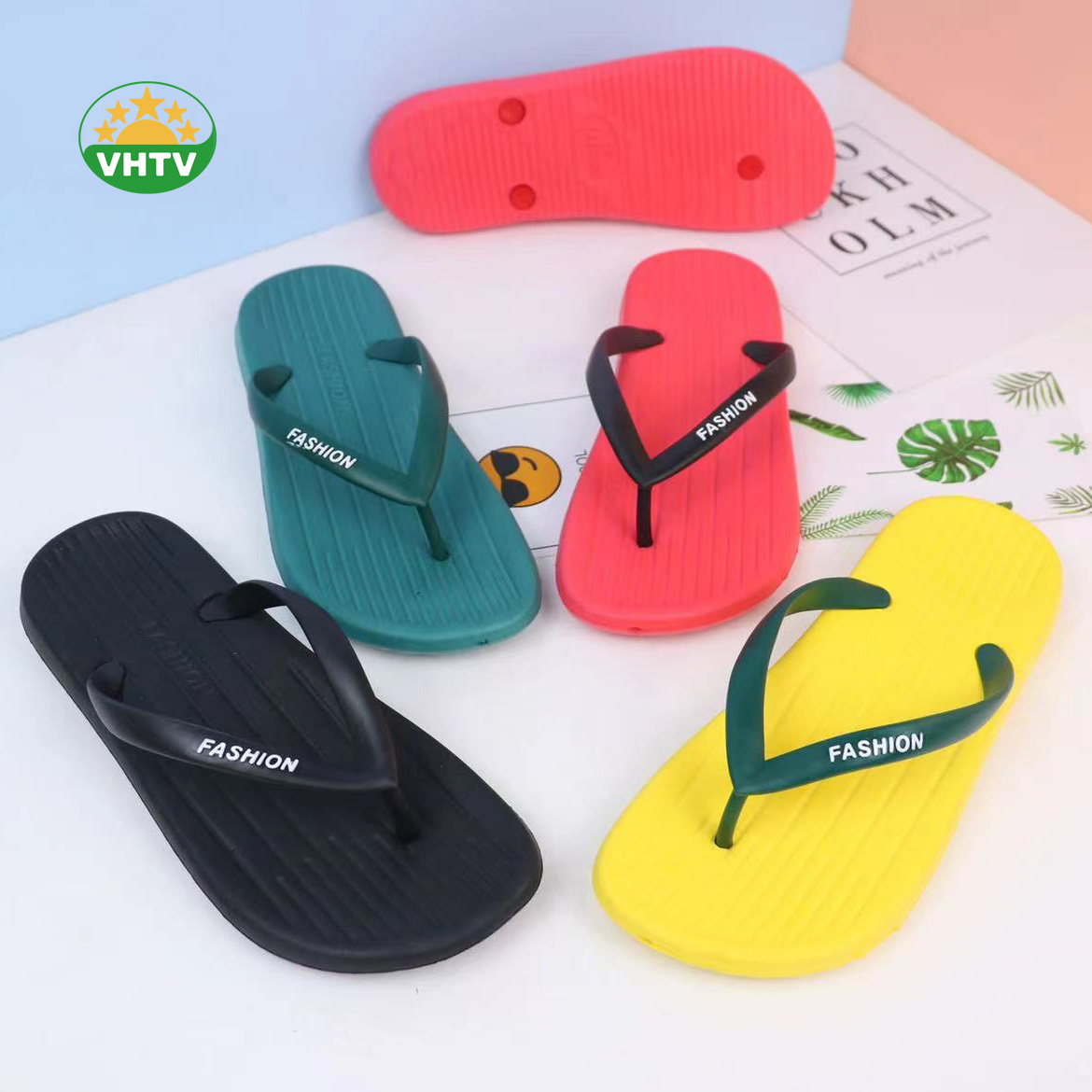 Personalized Sublimation Women Summer Beach light-weight sole Flip-flops Shoes EVA Custom Slippers Flip Flops