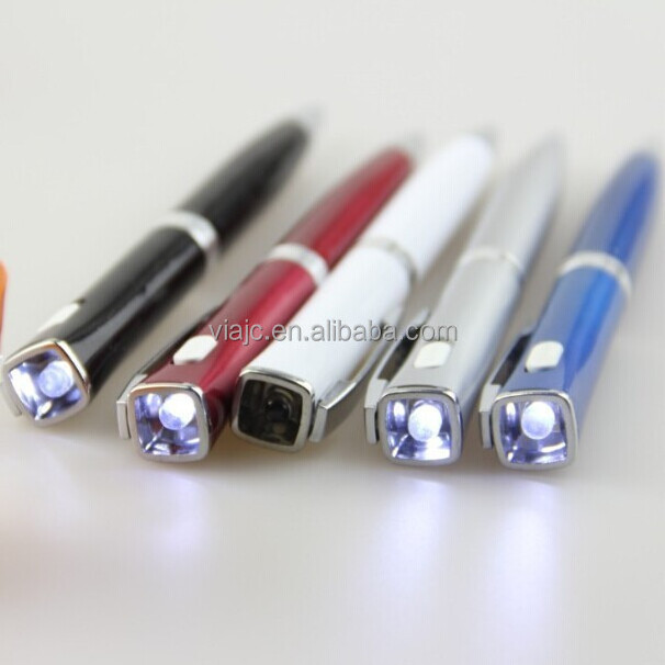 2 in 1 ballpoint pen with LED flashlight for promotion