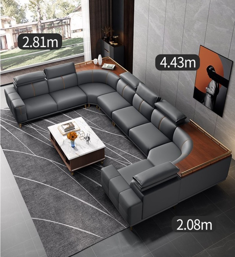 Customizable Furniture Factory Provided Living Room Sofas/Fabric Sofa Bed Royal Sofa set 7 seater living room Furniture designs