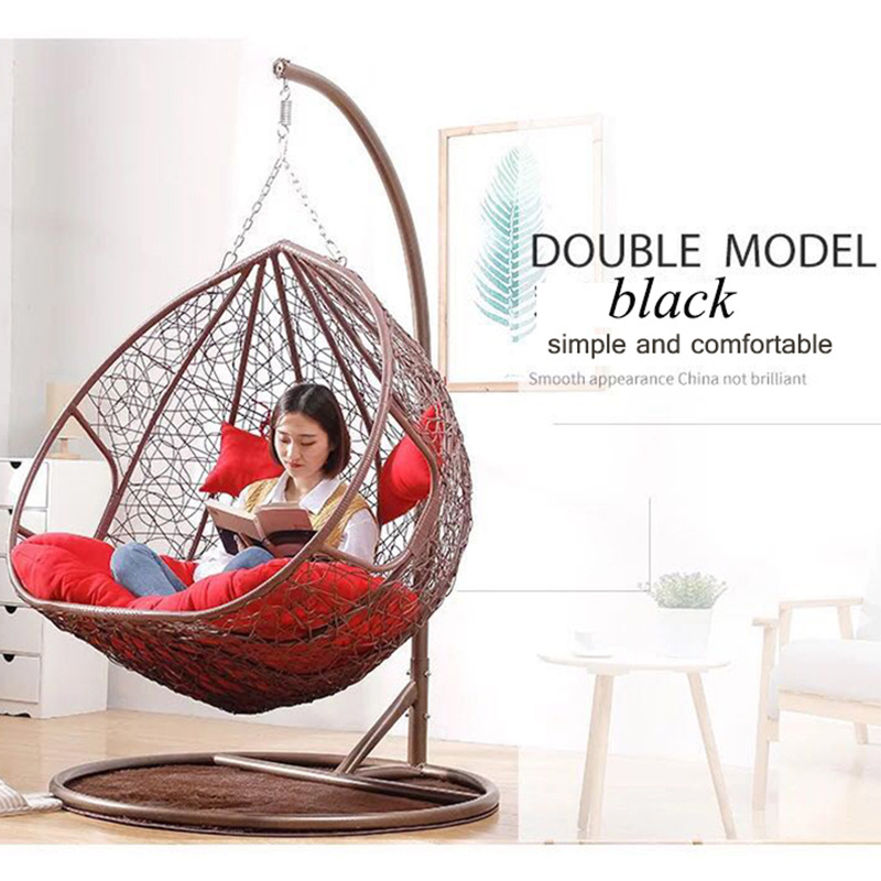 outdoor garden rattan hanging swing egg chair