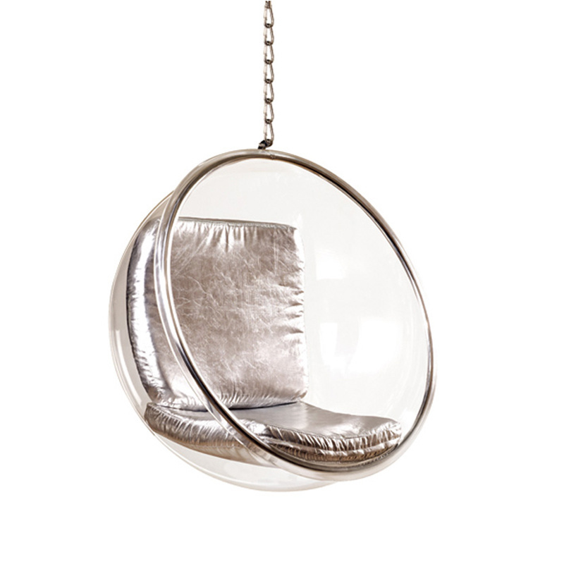 transparent swing bubble chairs with hanging