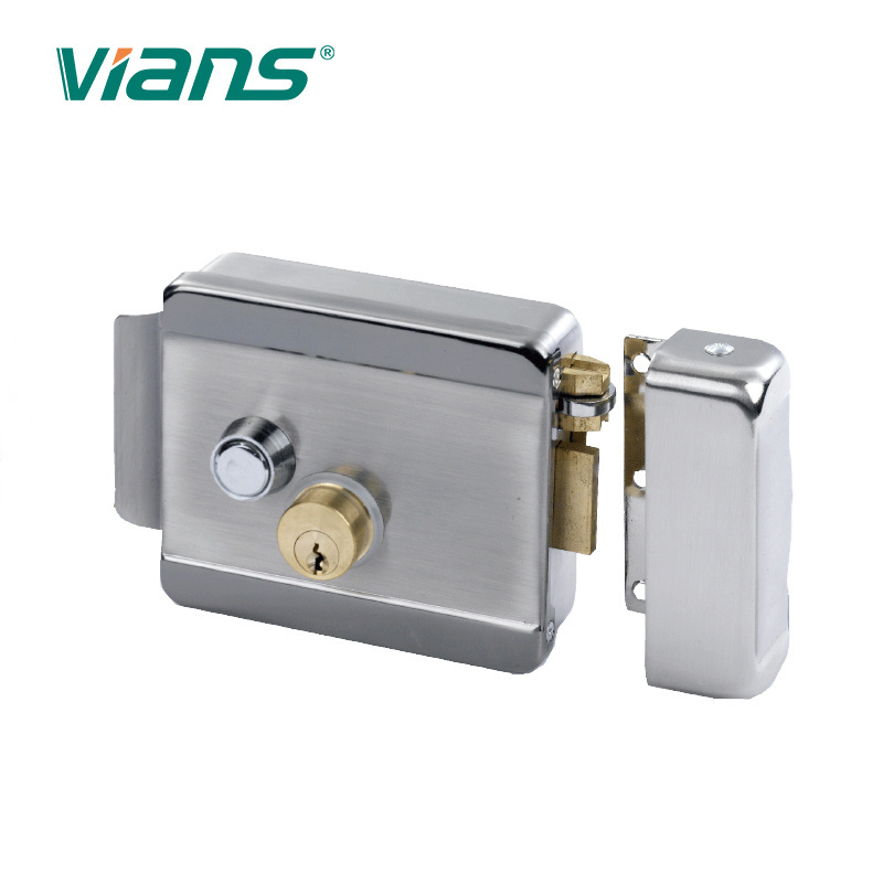 Double Cylinder security lock 12V electric rim door lock