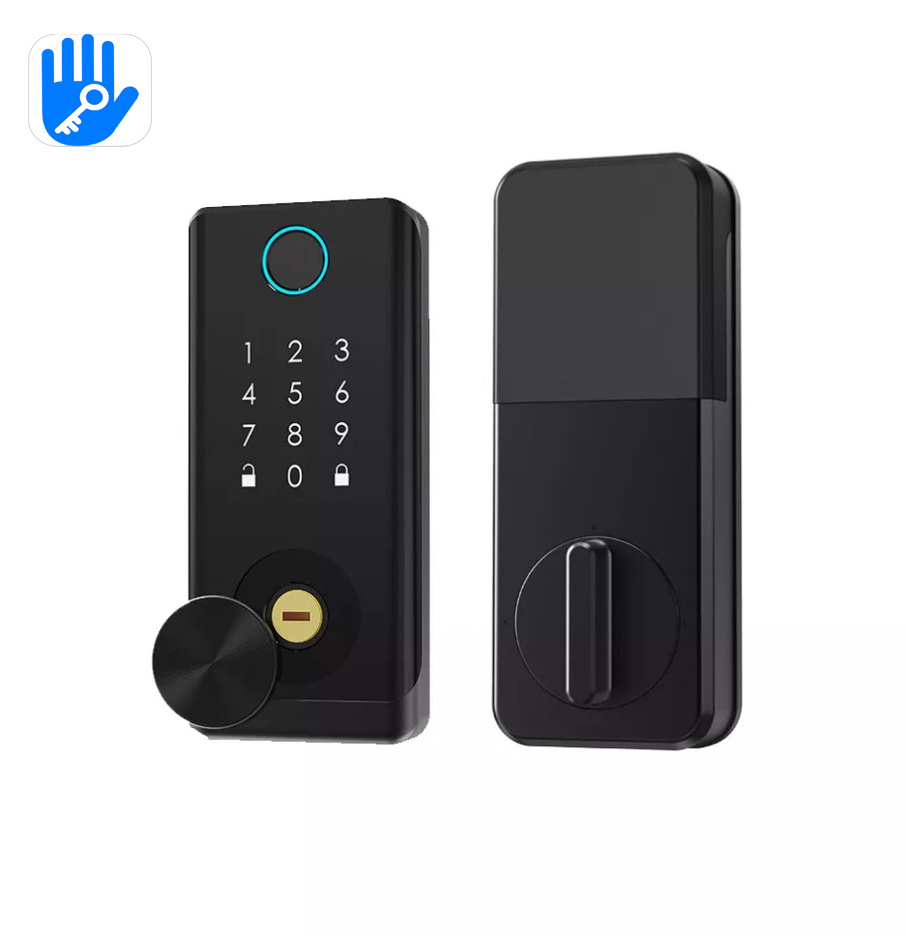 TT lock app Smart Biometric Fingerprint deadbolt Lock with Keypad for wooden door