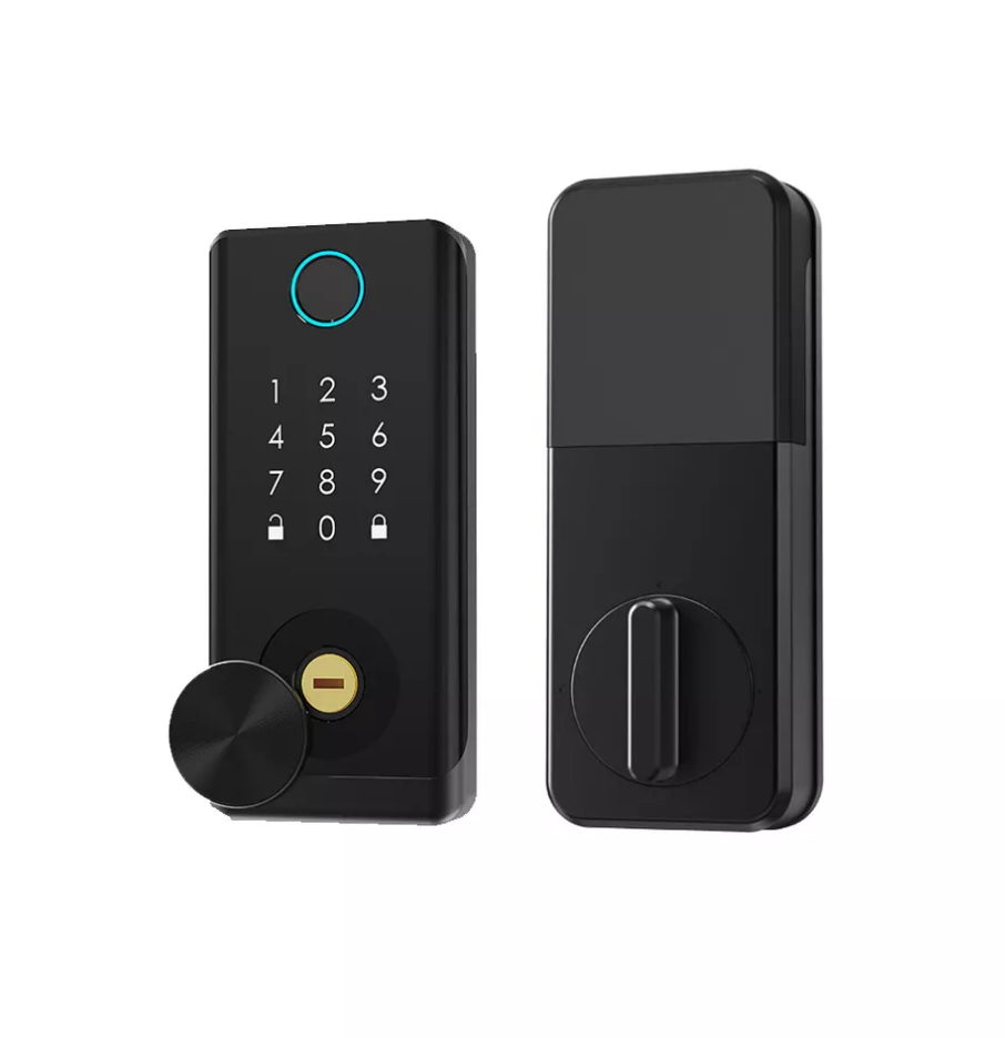 TT lock app Smart Biometric Fingerprint deadbolt Lock with Keypad for wooden door