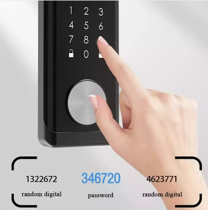 Smart Door Lock Fingerprint Inside Digital Handle KeylessTtlock Smart Lock