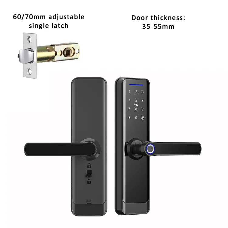 Tuya TTlock smart RFID Fingerprint digital Door Locks with keys