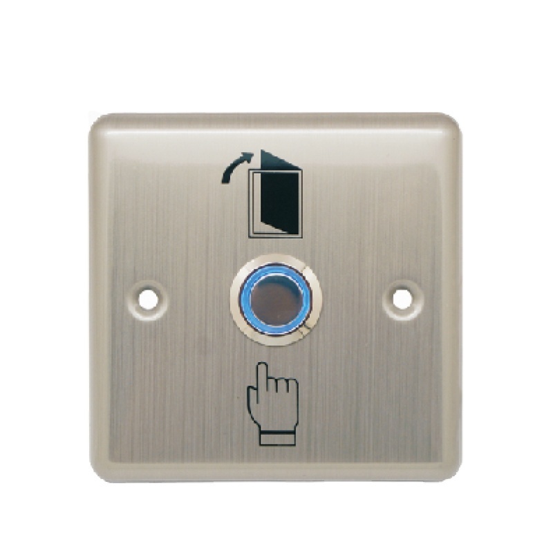 Stainless Steel Push Button NO/NC/COM Door Exit Button with LED VI-906