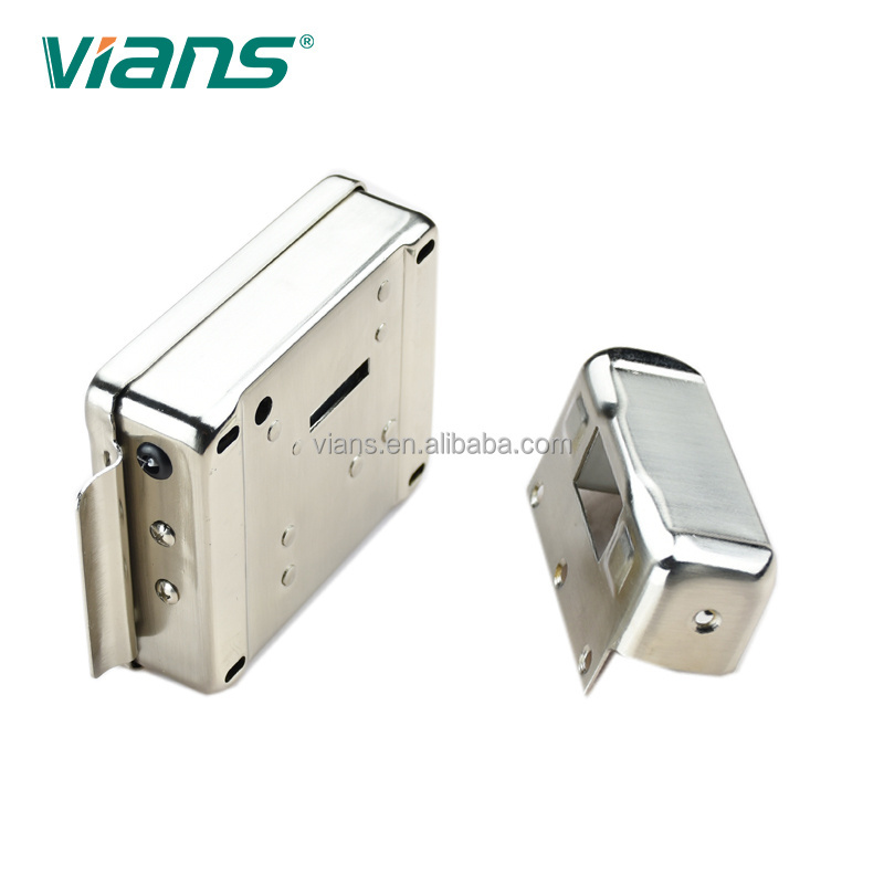 12V single cylinder electric rim lock for gate door