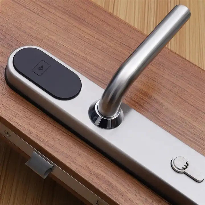 Tuya Wifi App Electric Rim Door Lock Intelligent Biometric Fingerprint Nfc Smart Lock For Outdoor Gate Door