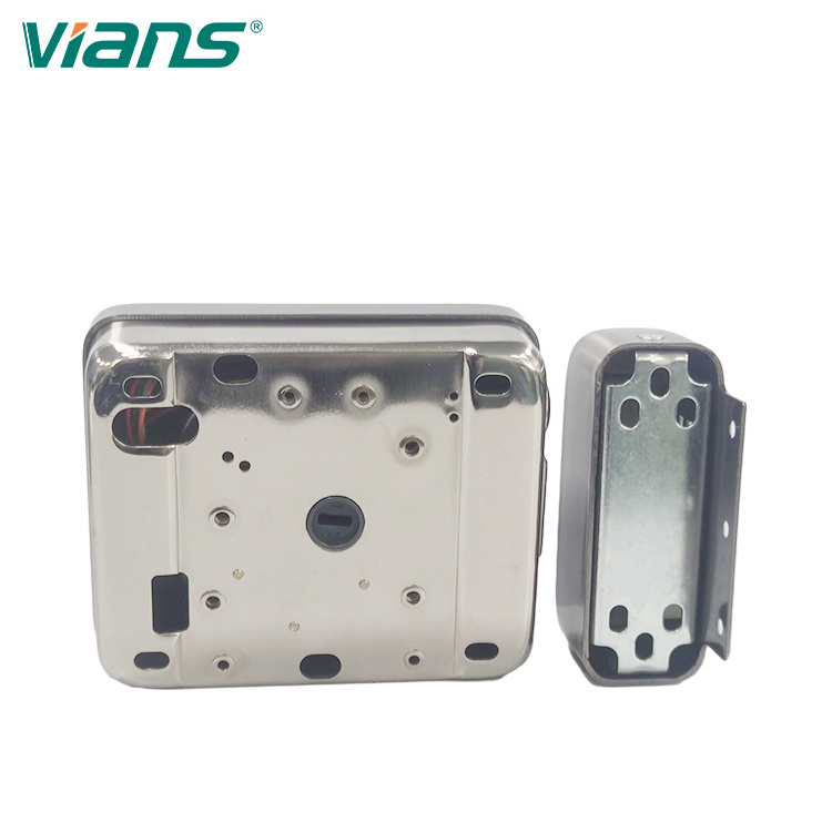 Electric Rim Door Lock Gate Card Key Unlock Electric Digital Door Lock