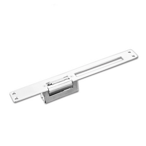 Quality reasonable price 12v Dc adjustable Electric Strike With Stainless Steel Long Face Plate Electric Strike Lock