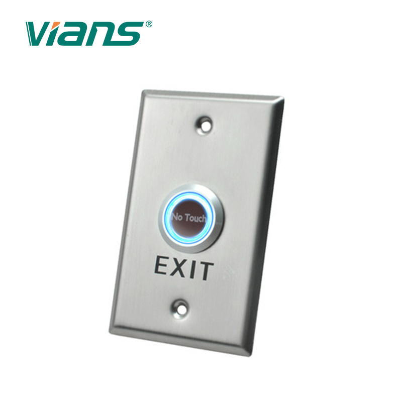 LED Indication Infrared Sensor Door Release Button  Door Access Control No Touch Exit Button