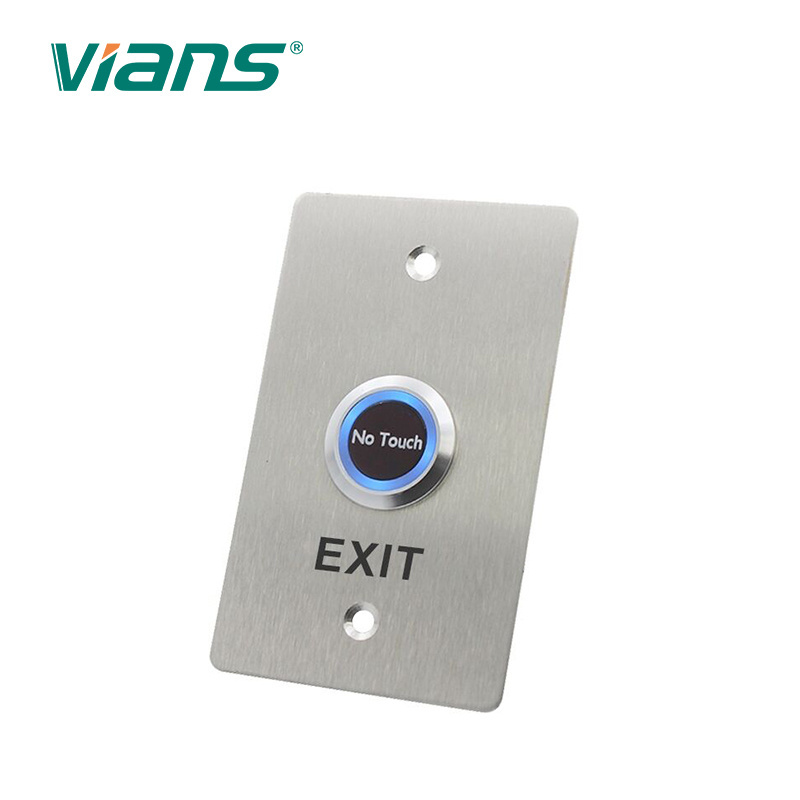 LED Indication Infrared Sensor Door Release Button  Door Access Control No Touch Exit Button