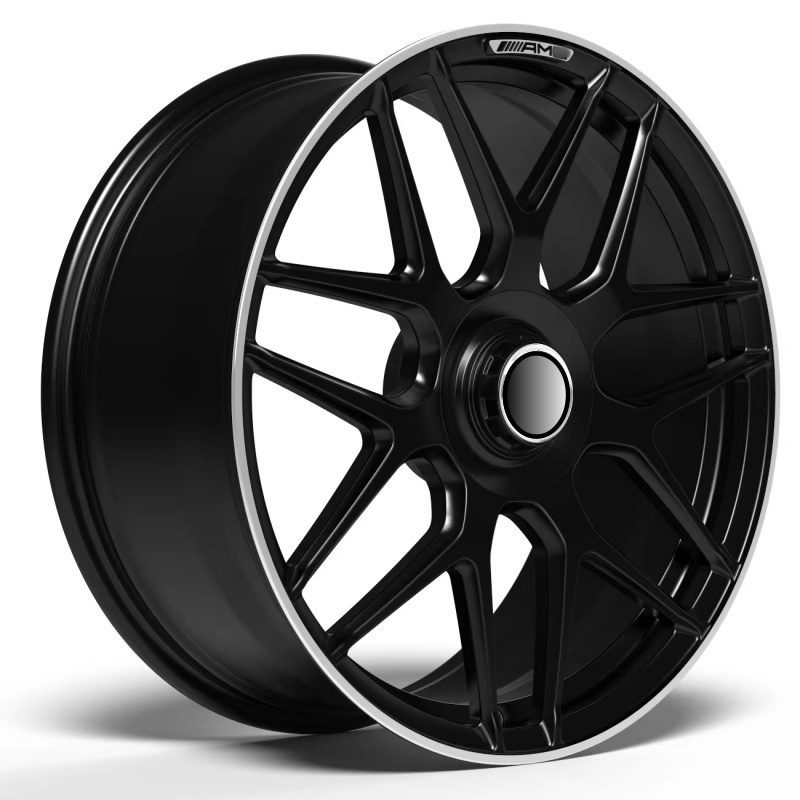 New Matte Black 22 Inch 5x130 5x112 Car Alloy Wheels for Mercedes G63 GLS GLE G500 AMG Aluminum Alloy T6061 Forged Rim Wheels