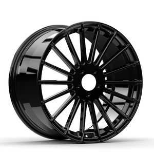 Hot Sale Passenger Car Staggered Wheels 22X11.5 22X10.5 5x130 PCD 5X112 5X120 Alloy Wheels Rims For BENZ AUDI BMW